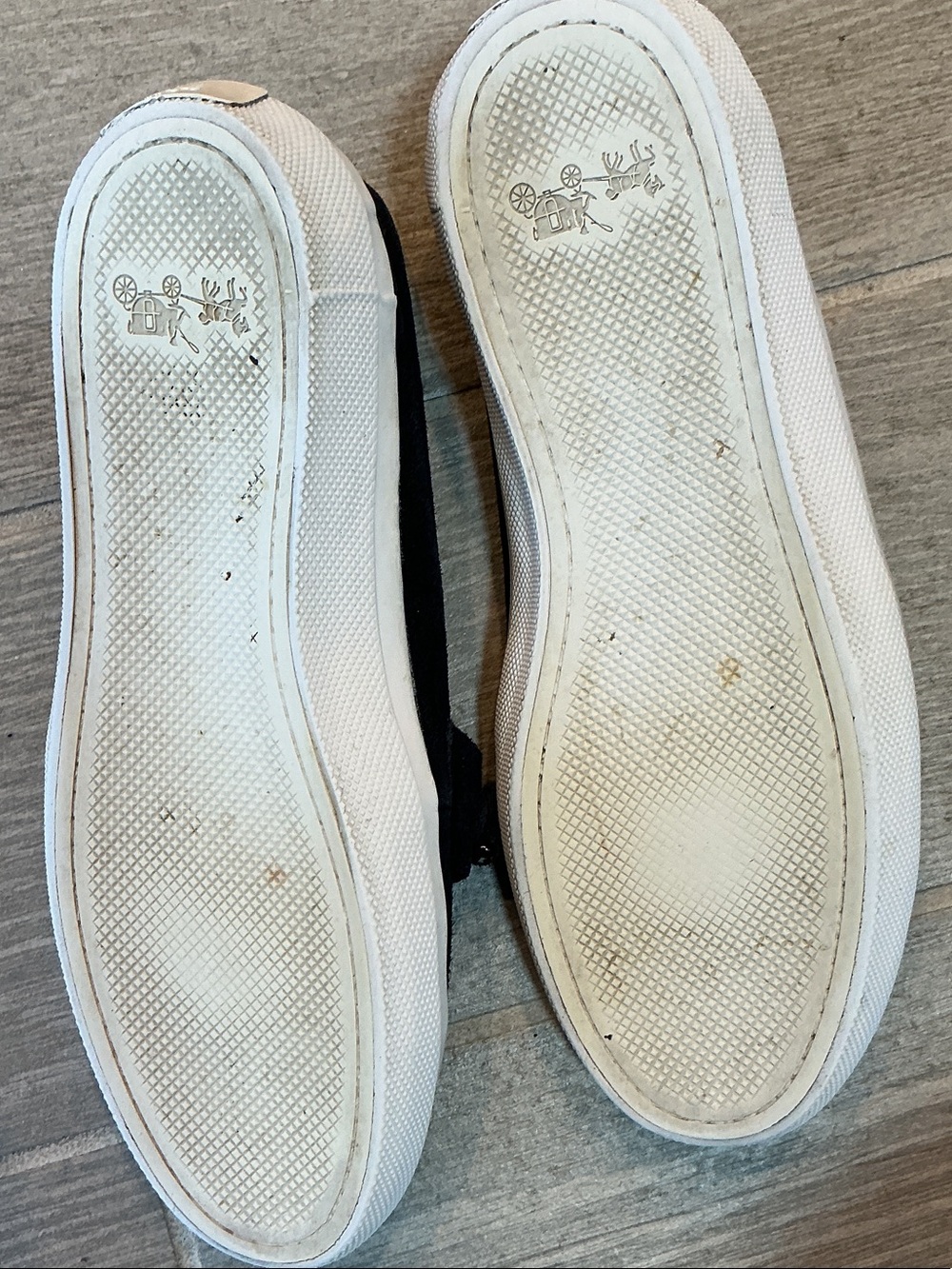 Coach Corey Navy Suede Women's Slip-On Loafers with Metal Bit Women’s Sz. 8.5B - Picture 5 of 5